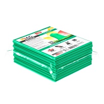 Мешки для мусора 160 л, зеленые, в пачке 10 шт., ПВД, 40 мкм, 900х1100 мм, i-Bag в Балашихе