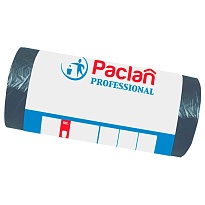 Мешки для мусора 60 л, черные, в рулоне 50 шт., ПНД, 6,2 мкм, 800х600 мм, PACLAN Professional, 604078 в Балашихе