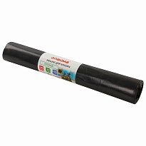 Мешки для мусора 240 л, черные, в рулоне 10 шт., ПВД 50 мкм, 1400х900 мм, LAIMA, 605337 в Балашихе