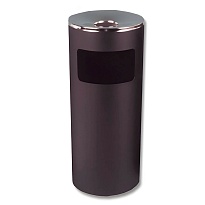 Урна металлическая с пепельницей, Титан, 29 л, черная, оцинкованная сталь в Балашихе