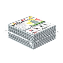 Мешки для мусора 160 л, светло-серые, в пачке 10 шт., ПВД, 40 мкм, 900х1100 мм, i-Bag в Балашихе